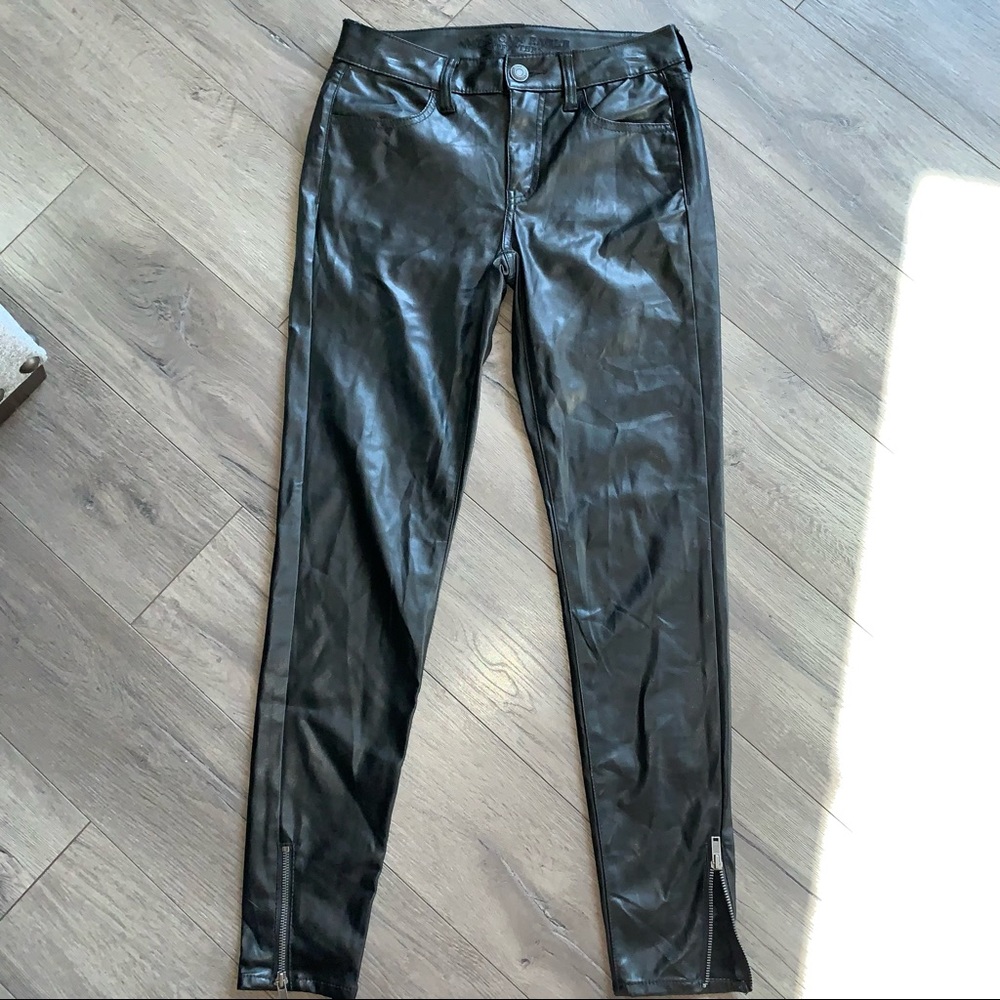 American Eagle Faux Leather Pants
